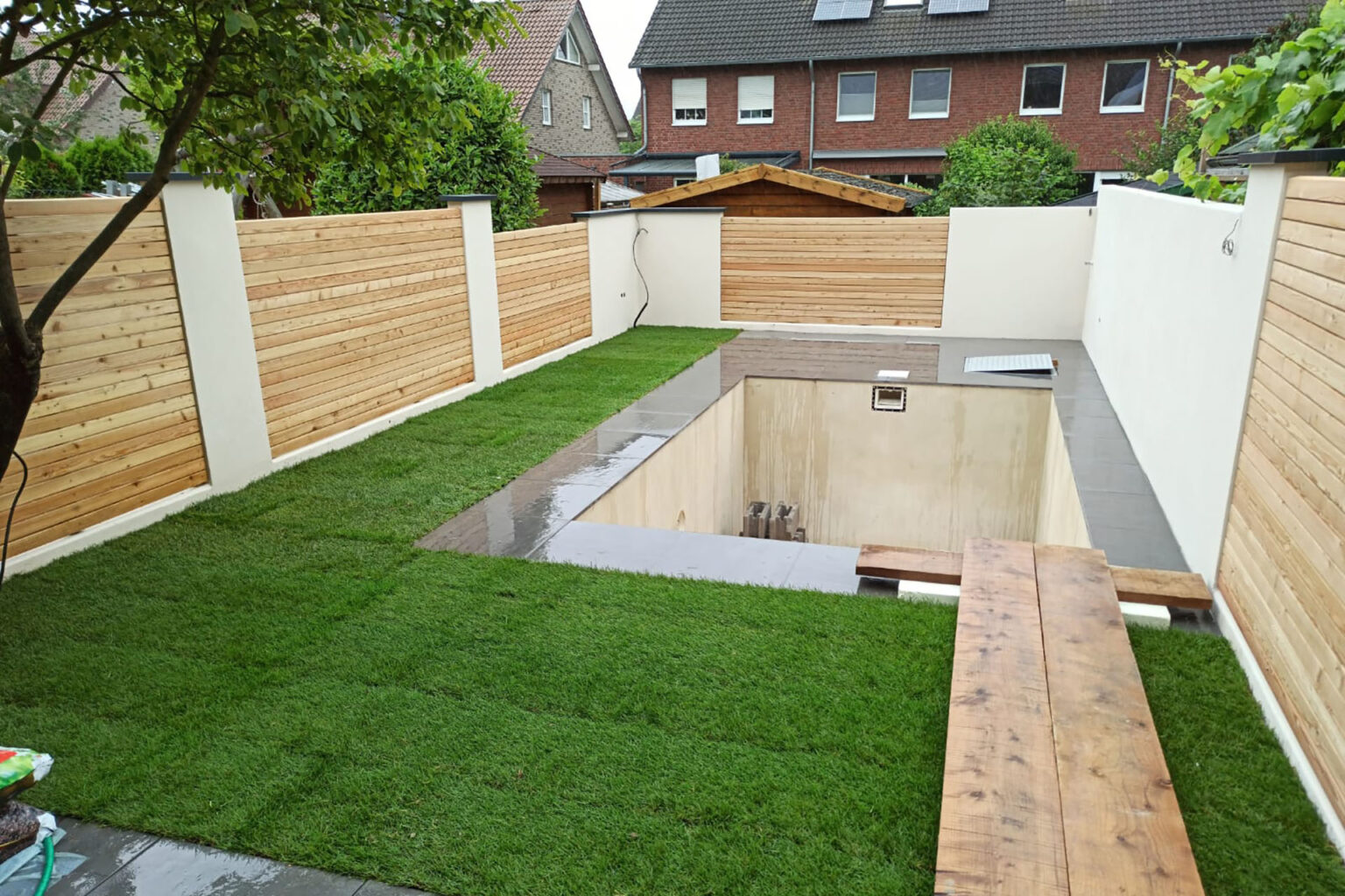 Pool für Reihenhausgarten auf begrenztem Raum Hastenrath GmbH